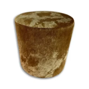 Kuhfell Hocker braun, H111