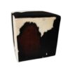 Kuhfell Hocker tricolor, H10