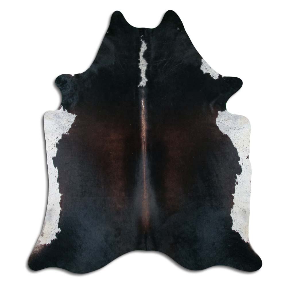 peau de vache - Liam, tricolore exotique, authentique et d&eacute;corative