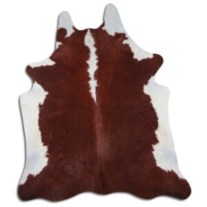 peau de vache - W, marron et blanc, authentique et d&eacute;corative